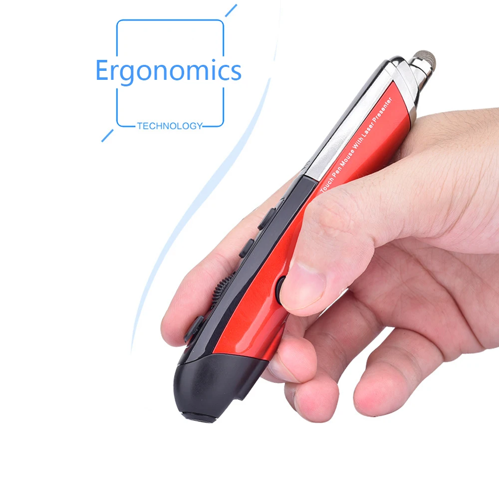 The New Pen Mouse Wireless Handwriting Laser Pen Mouse Personality 2.4G Mouse Supports PC, Smart TV, Set-Top Box Windows 10