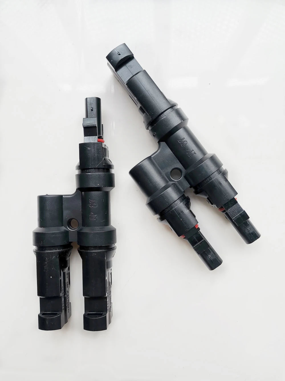 1 Pair T2/T3/T4/T5/T6 Branch Parallel Connection Male Female Plugs 30A 1000V Electrical Photovoltaic Panel Cable Wire Connectors
