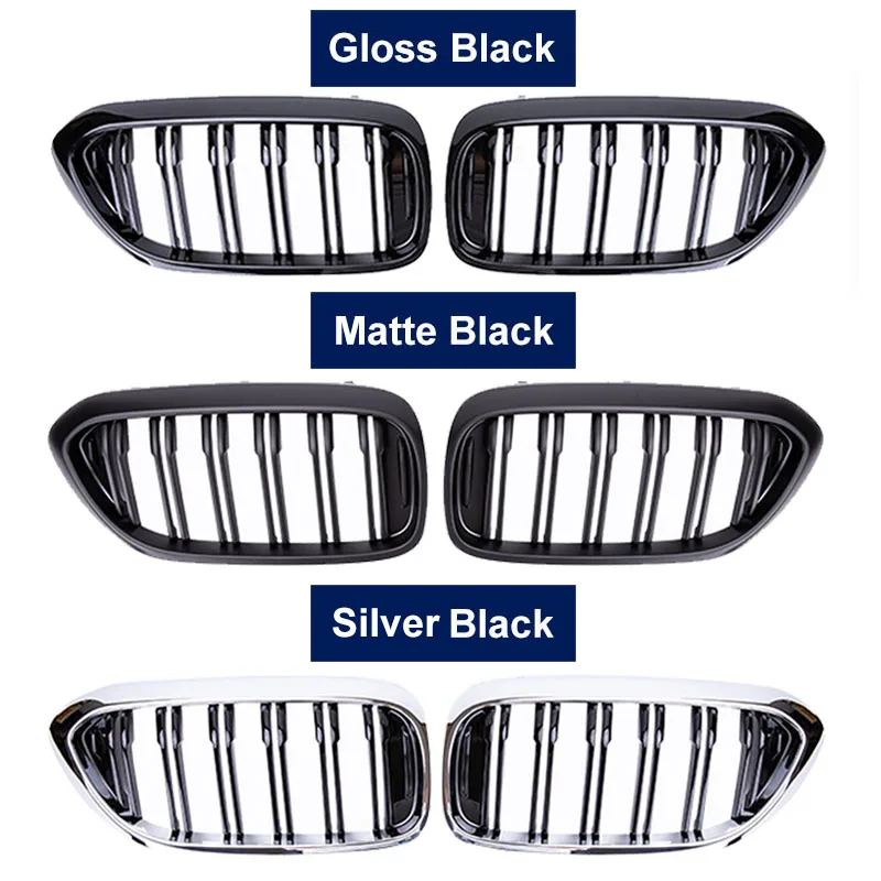 Grille de rein de course avant pour BMW, remplacement de grille à 2 lamelles, pare-chocs M-Performance, série 5, G30, G38, 525I, 530I, 540I Cape I, 2017-2020