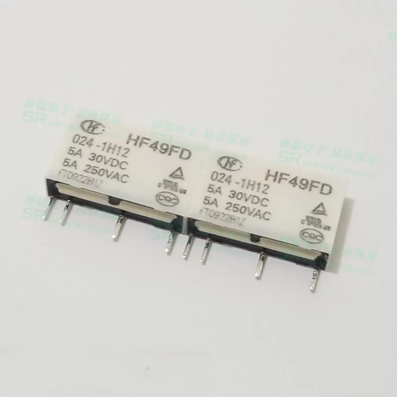 

JZC-49FA-024-1H1 HF49FA-024-1H1 4pin 5A250VAC relays