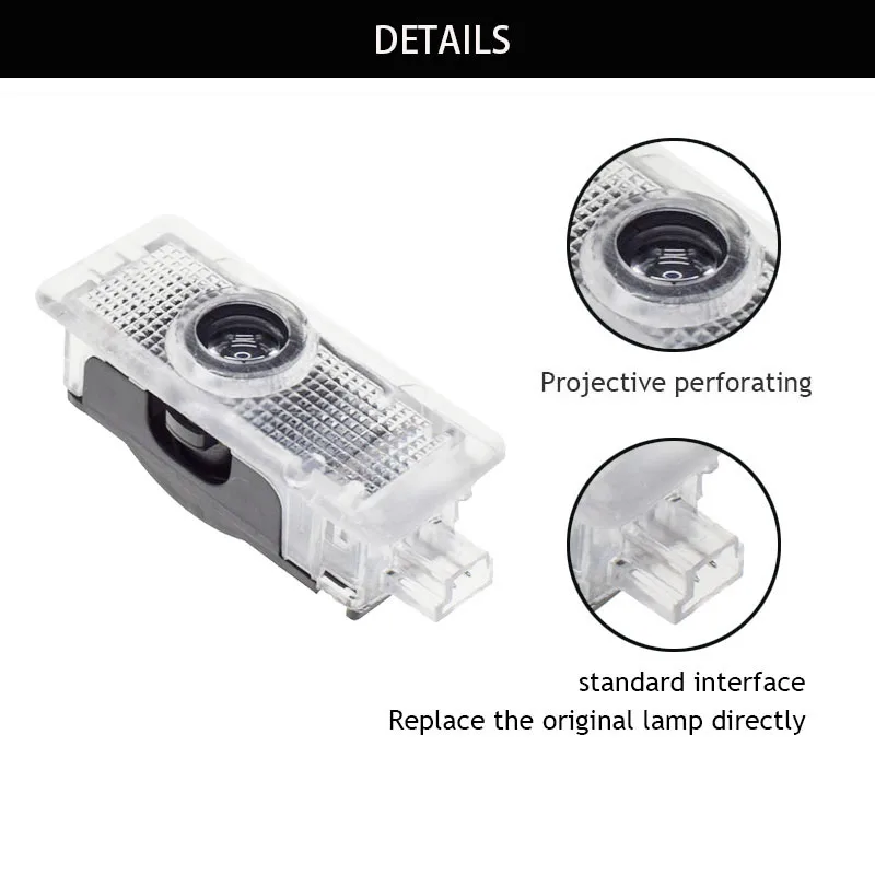 Projecteur Laser pour porte de voiture,lumière de bienvenue pour Mercedes Benz CLA AMG C117 CLS W218 X218 W117 A207 C207,2 pièce