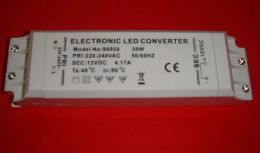 2022 NEW YAER DISCOUNT!! 50pcs/lot LED TRANSFORMER DRIVER  12V 50W 4.17A 220-240V Input power