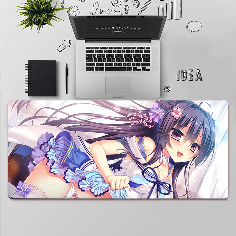 Gaming Mouse Pad Large Mouse Pad PC Gamer Computer Mouse Mat Big Mousepad Sexy Anime Girl XXL Carpet Keyboard Desk Mat Mause Pad