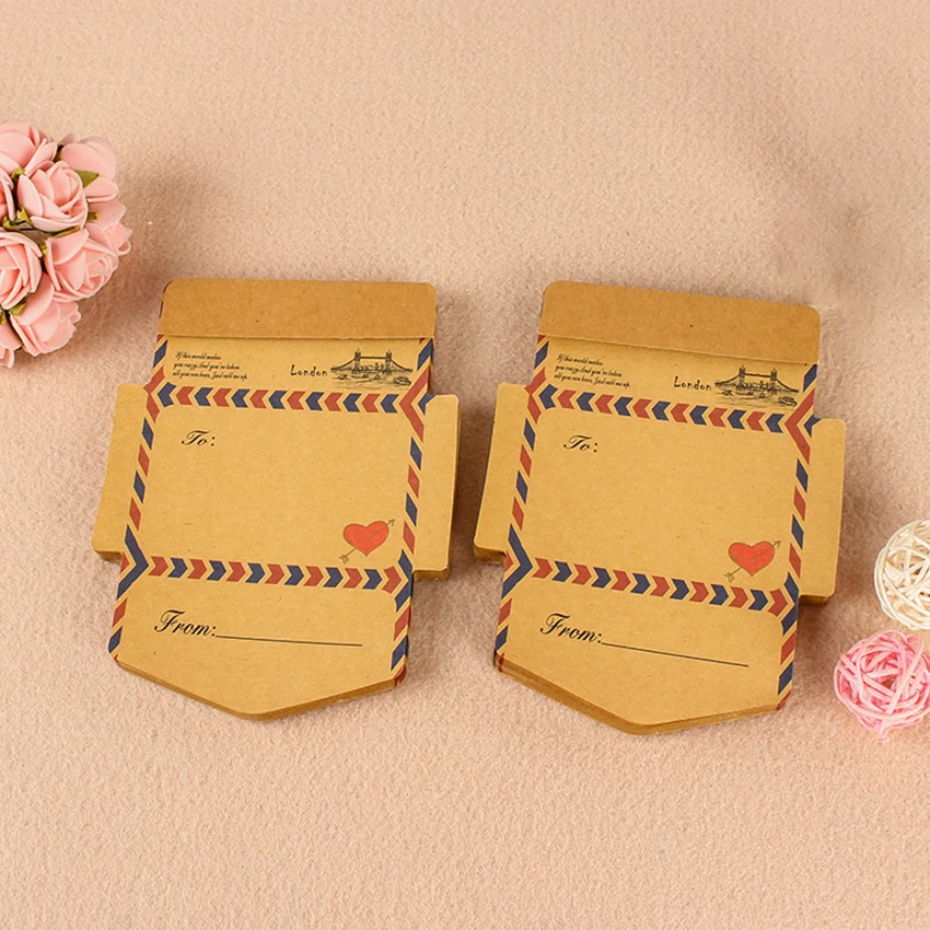 

1 set Vintage Kraft Paper Envelope Notes Creative Writing Notes book Mini Cute Stationery Post Letter Envelope Gifts for student