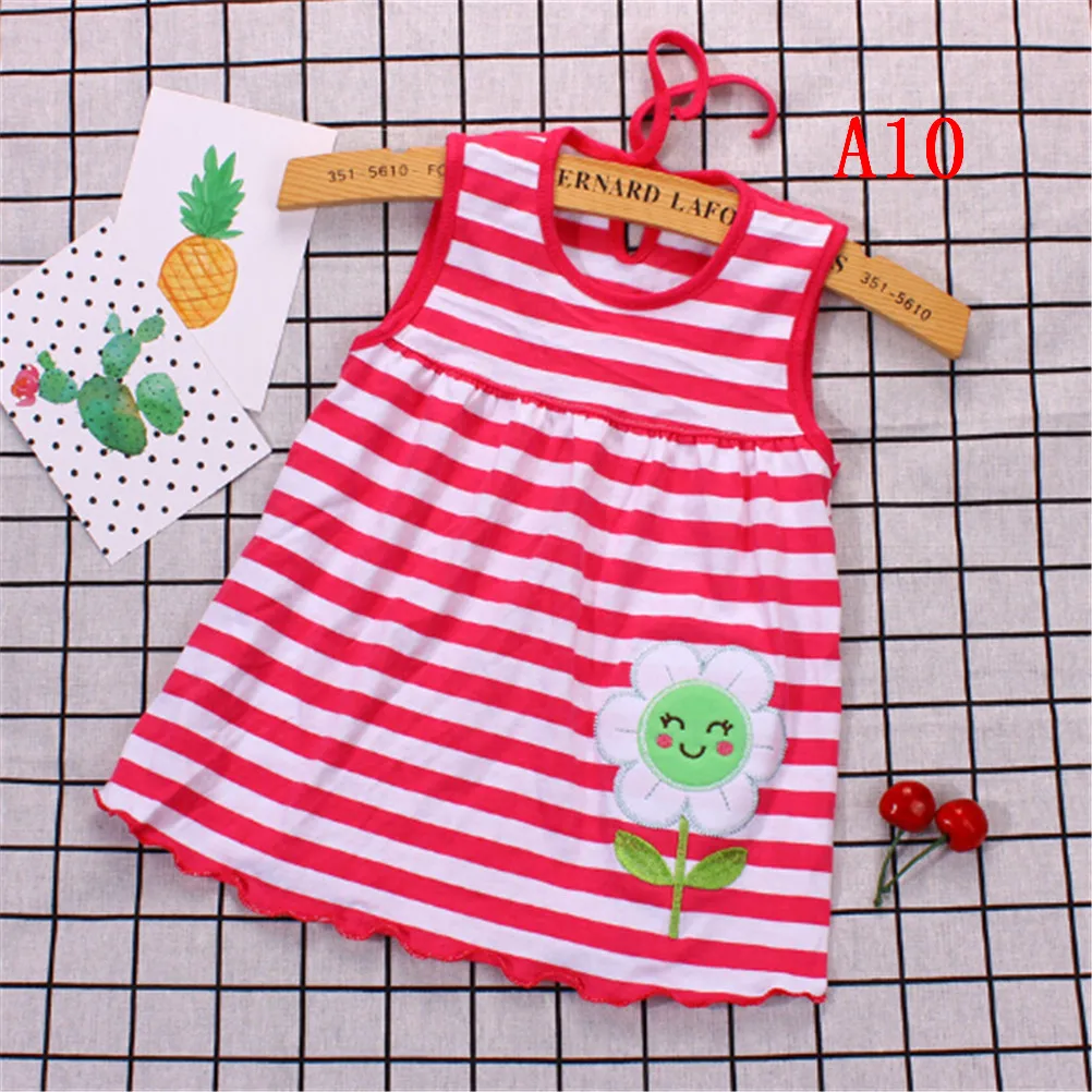 Hot New Cotton Romper Dress Baby Girls Sister Kids Dresses Cotton Newborn Costum Regular Sleeveless A-Line Girl Dresses