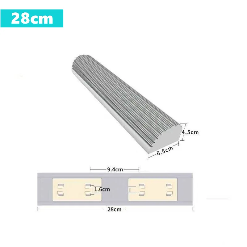 Squeeze Mop Collodion Foam Head Double-folding Absorbent Sponge Heads Replace Accessorie