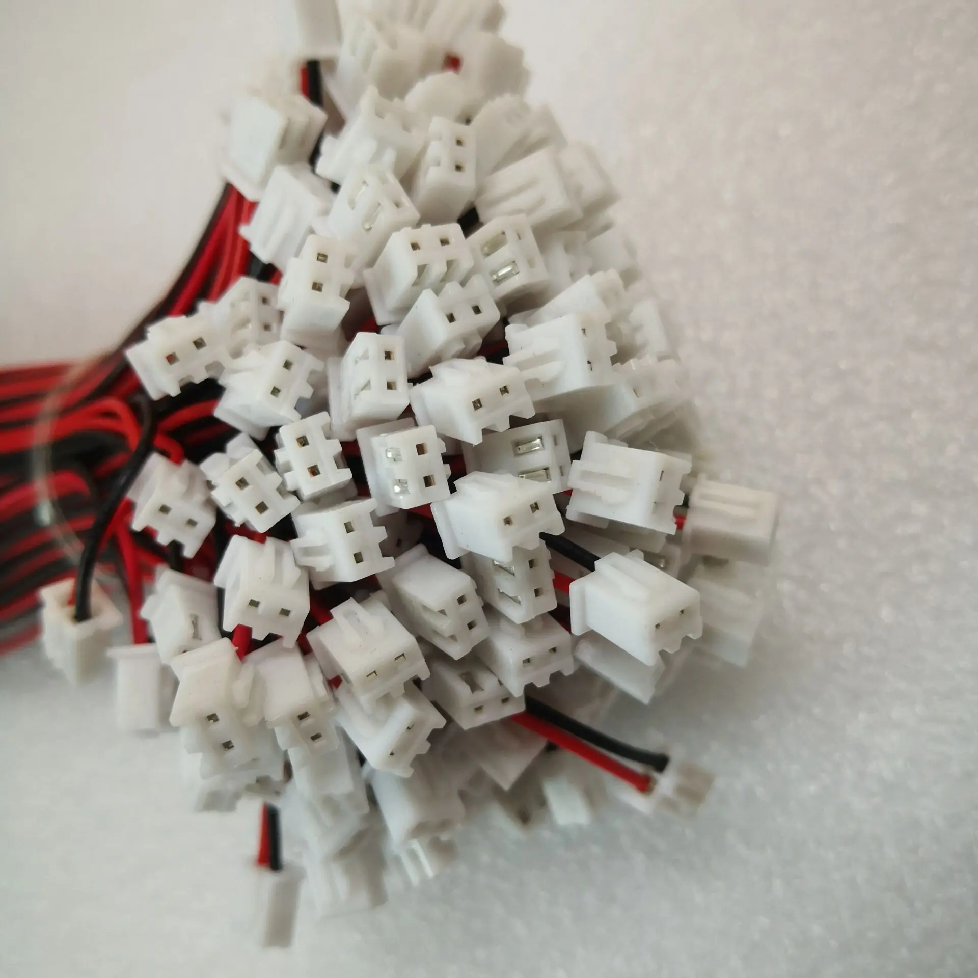 10PCS JST XH 2.54-2แบตเตอรี่ Pin ขั้วต่อปลั๊ก100มม.200มม.