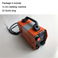 RU EU delivery 220V Compact Mini MMA Welder Inverter ARC Welding Machine Stick Welder