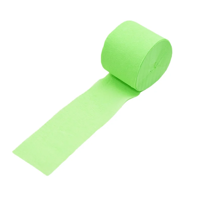 45mm 25meter Länge Crepe Papier Streamer Rolle Bunting DIY Papier Girlande Fotografie Kulissen für Hochzeit Geburtstag Party Decor – Detail 17