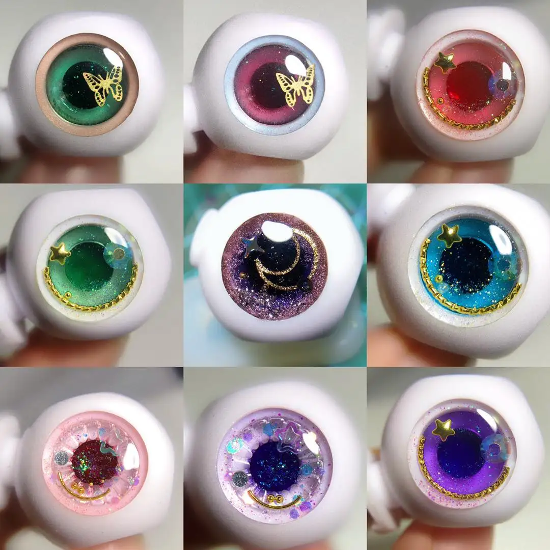 

Blythes doll eye is suitable for1/6 fashionable new eye piece pupil glue eye accessories pure handmade many optional accessories