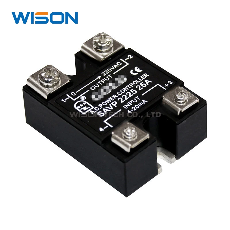 SAVP2225 SAVP3880 SAVP2215 Single-phase AC 2-10VDC 4-20mA voltage regulating module 25A 220V SAVP38100  light speed regulation