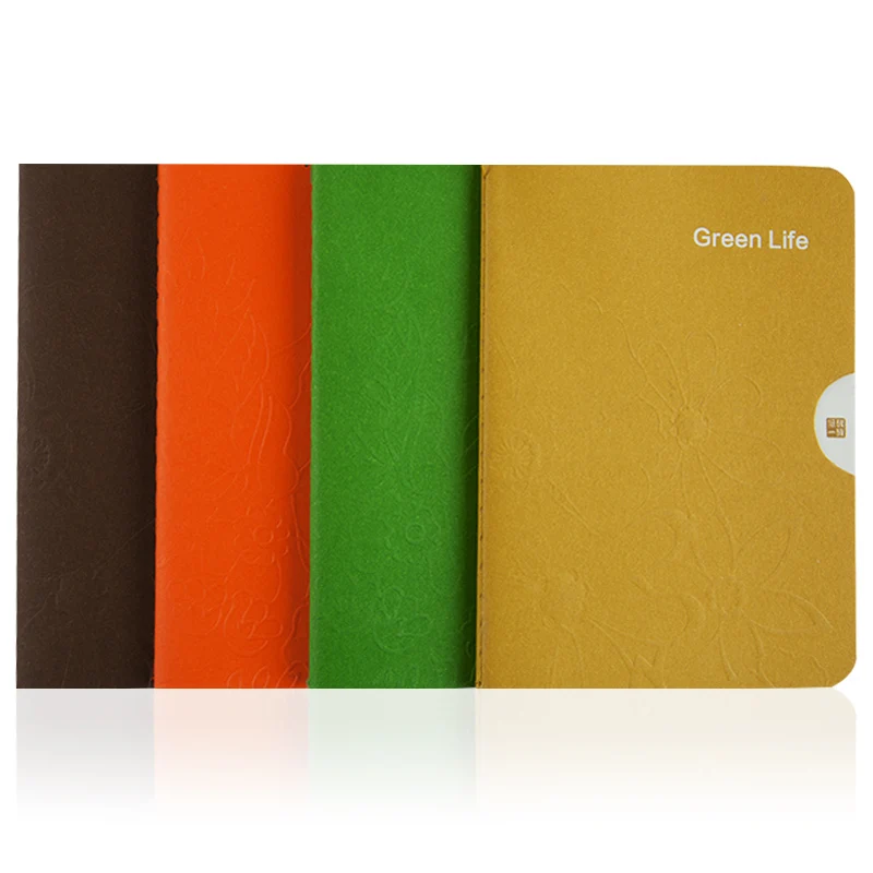 Kintrees-دفتر ملاحظات بخيط A6 ، أدوات مكتبية ، محب ، كوري ، إبداعي ، بسيط ، لون خالص ، للطلاب