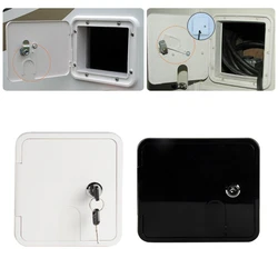 Marine Boat RV Locking Power Outlet Threading Hole Wire Box Storage Organizer Compartment Motorhome Yacht Accessories