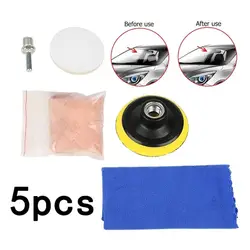 5pcs Car Polish Glass Windshield Polishing Scratch Removal Auto Window Glass Polished Remover Repair Tool Cerium Oxide