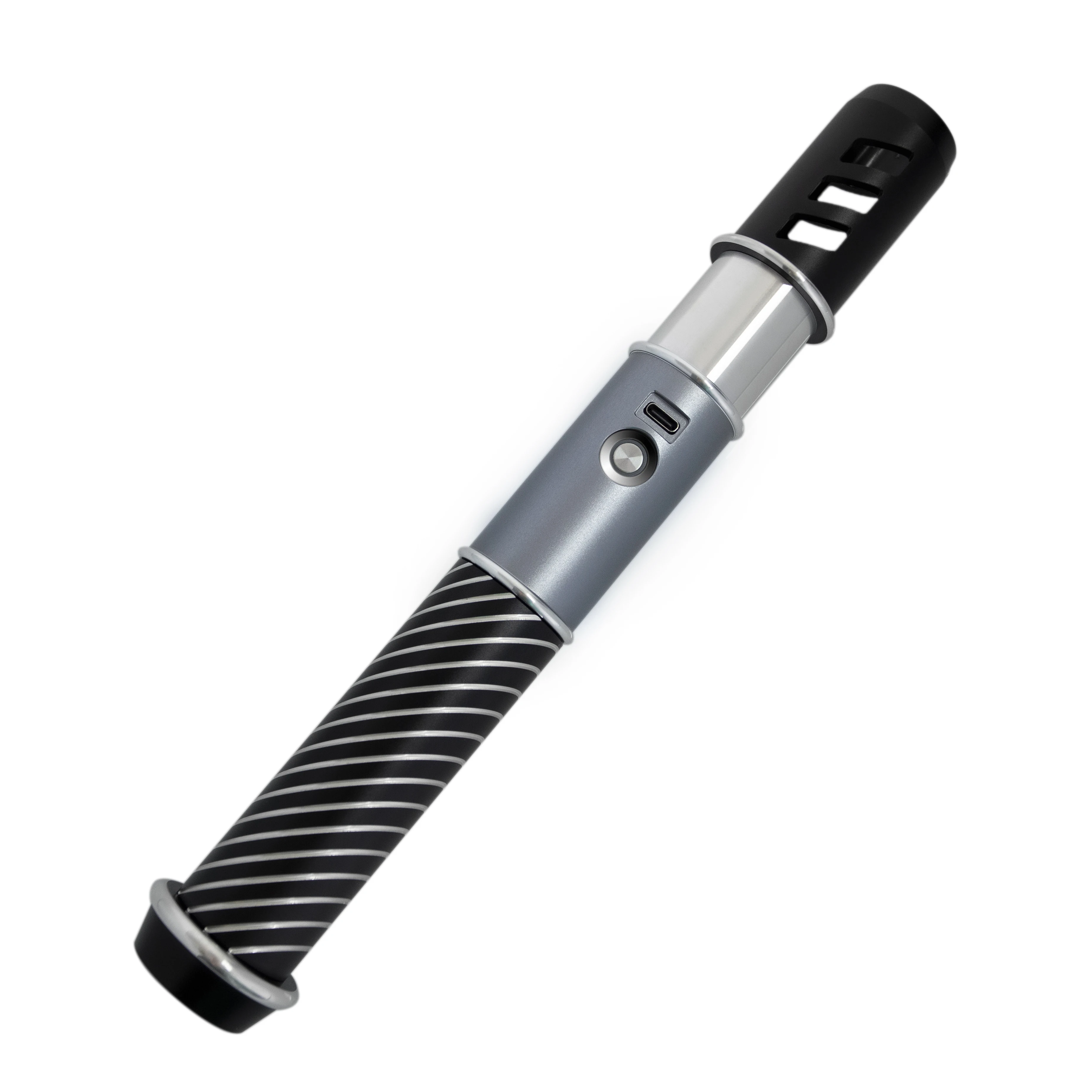 LGT DAMIENSABER Lightsaber-Sabuk Lampu Swing Halus Sensitif dengan 12 Warna Berubah 9 Font Suara Pelatihan Duel Berat