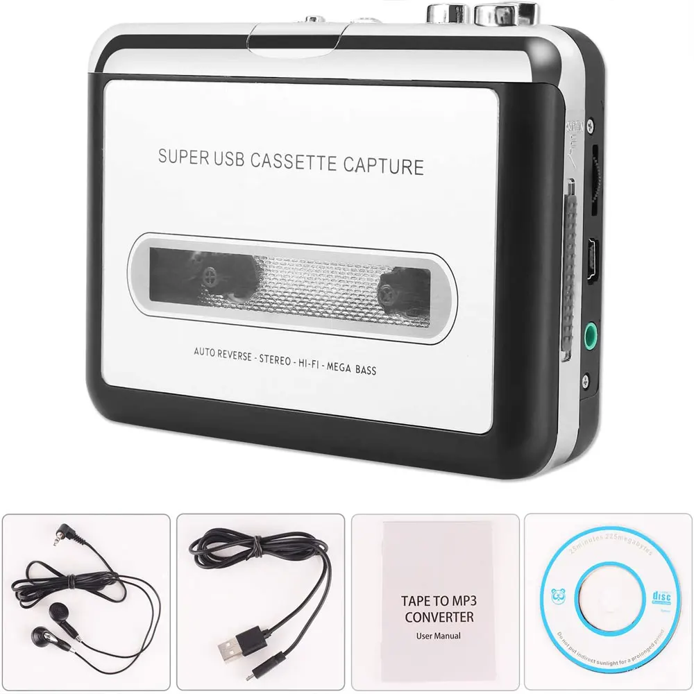 Usb Máy Nghe Nhạc Lồng Sắt, bạn Có Thể Chuyển Đổi Tất Cả Cũ Phối Băng Cassette Vào Kỹ Thuật Số MP3 Các Tập Tin Để Phát Lại Trên IPod/MP3