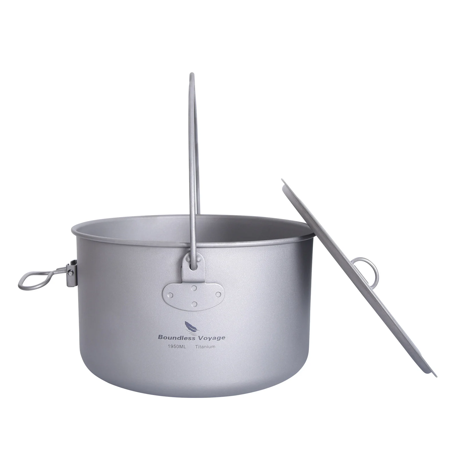 Boundless Voyage Titanium Camping Pot Big Capacity & Leightweight