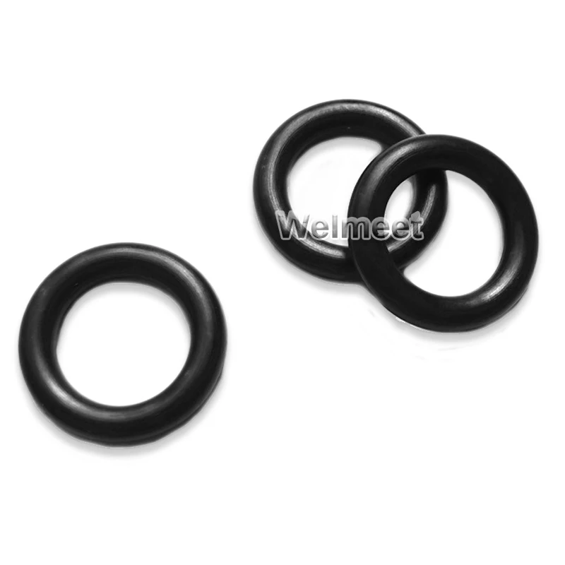 10pcs Wire Diameter 3.5mm OD10-200mm Oil Resistant NBR Nitrile Sealing Ring Butadiene Rubber O-Ring Seal Gasket #Black