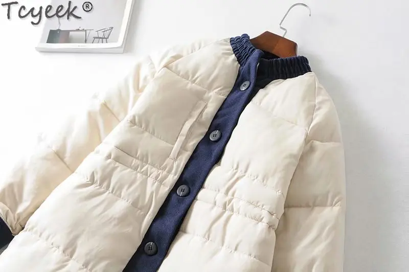 Jaqueta outono roupas de inverno das mulheres 2021 moda para baixo algodão mulher parkas casaco feminino chaqueta de grandes dimensões C317-1205