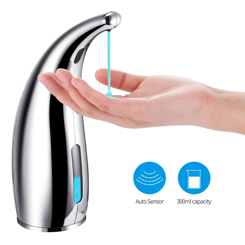 

UOSU Automatic Soap Dispenser Electric Touchless Infrared Sensor Soap Dispenser Kitchen Dish Liquid Auto Hand Soap Dispenser