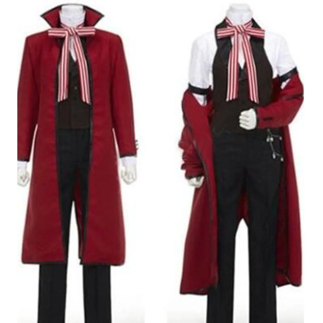 2020 Kuroshitsuji Black Butler Shinigami Grell Sutcliff Cosplay Costume High Quality Custom Uniform