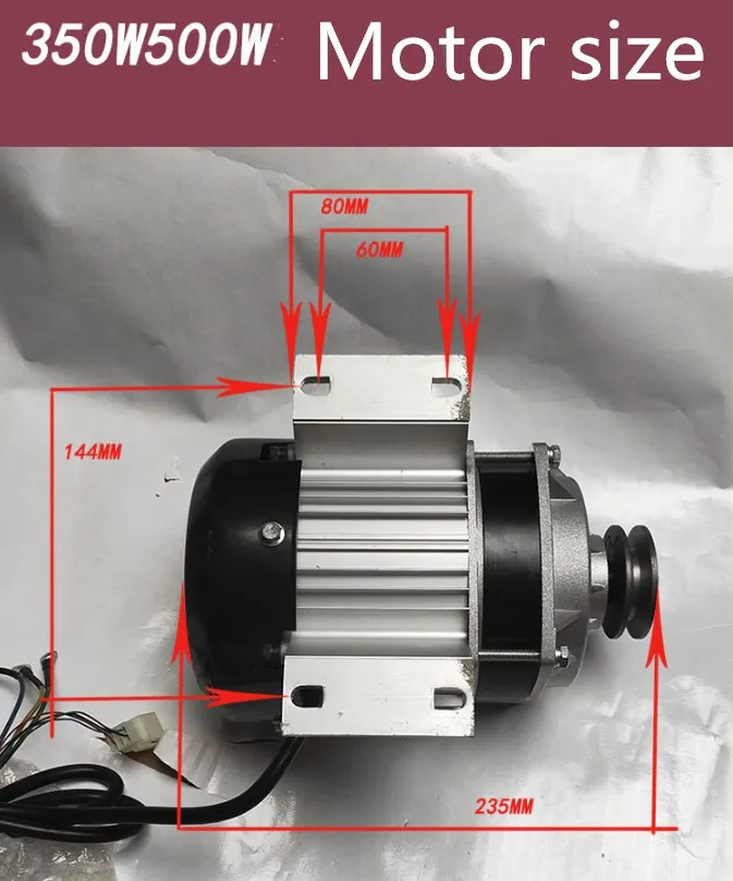 36V 48V500W Permanent Magnet Brushless Dc Motor 1418Zxf