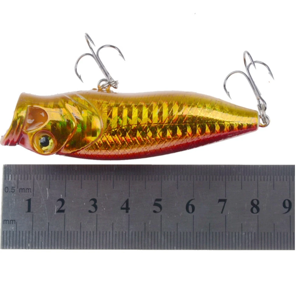 1PCS 포퍼 Wobbler 낚시 유혹 8cm 15g Trolling Isca 인공 하드 미끼 Crankbait 플라스틱 Swimbait 잉어베이스 파이크 태클