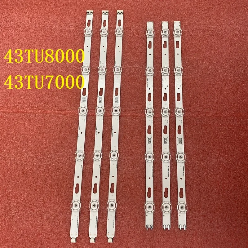 LED Strip For Samsung UE43TU8000 UA43TU7000 UE43TU7090U UE43TU8070U UE43TU7100K GU43TU8079U UE43TU7172 UE43TU8002 UE43TU7160