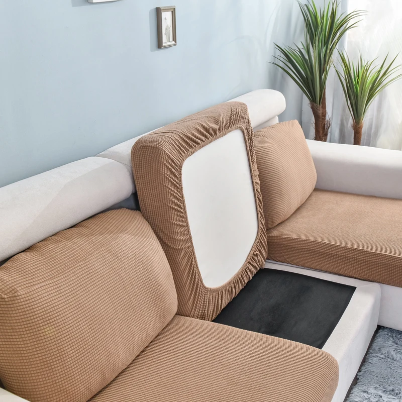 Sofa-Sitzkissenbezug Möbelschutz für Haustiere und Kinder Dehnbarer Waschbarer Abnehmbarer Überzug Sofabezug Sofaschoner