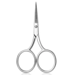 8.9CM Stainless Steel Small Embroidery Scissors Sharp Curved Tip Needlework Sewing Scissors for DIY Craft Thread Cutting Tools