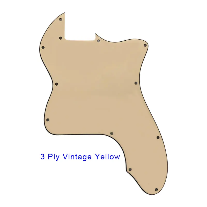 Xinyue Custom Guitar Pickgaurd - For DIY US Fender Classic 72 thinline Tele Guitar Pickguard Blank Scratch PlateReplacement