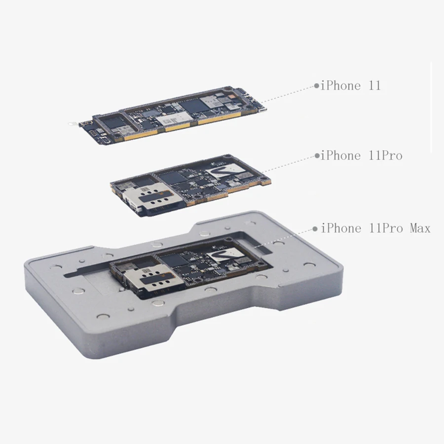 6IN1 بغا rebيعادل عدة استنسل اللوحة الإطار الأوسط زرع القصدير rebيعادل منصة آيفون x xs xsmax 11 11pro 11promax
