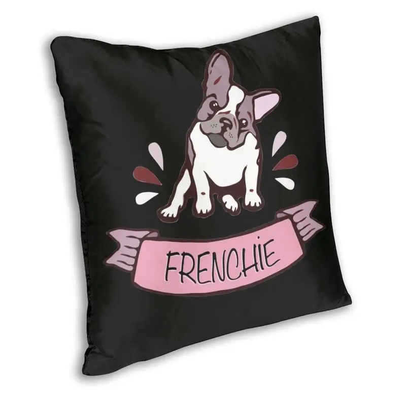 Nordic French Bulldog Throw Pillow Case Home Decorative Custom Frenchie Dog Lover Cushion Cover 45x45 Pillowcover for Sofa