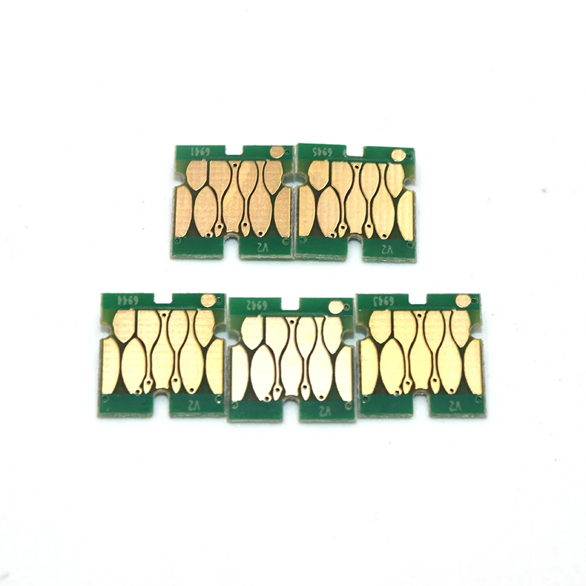 10pc MBK，10pc PBK ，14pc C, 15PC M，14 Y Cartridge Chip For Epson SureColor T3000 T5000 T7000 T3070 T5070 T7070 T3200 T5200 T7200