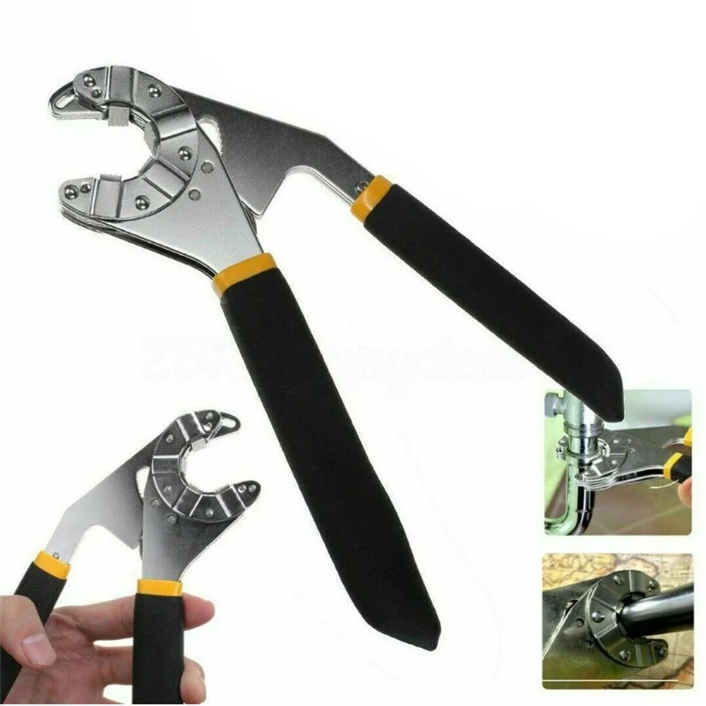 

8inch Universal Wrench Adjustable Wrench Pipe Pliers Spanner Tool for Repairman Workshop Auto Repair Machine Maintenance