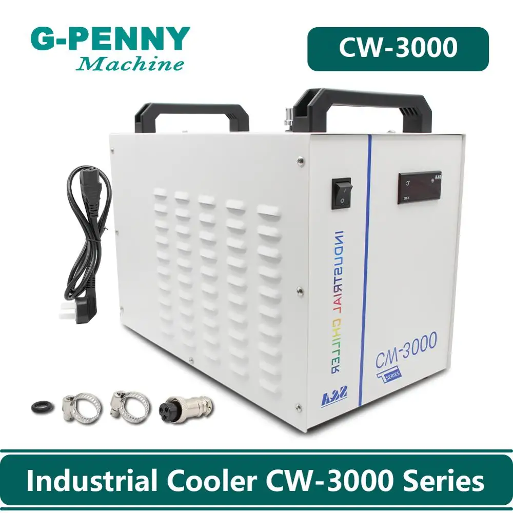 

Industrial S&A CW3000 Water Chiller For CO2 Laser Engraving Cutting Machine Cooling , CNC router cooling water cooled spindle