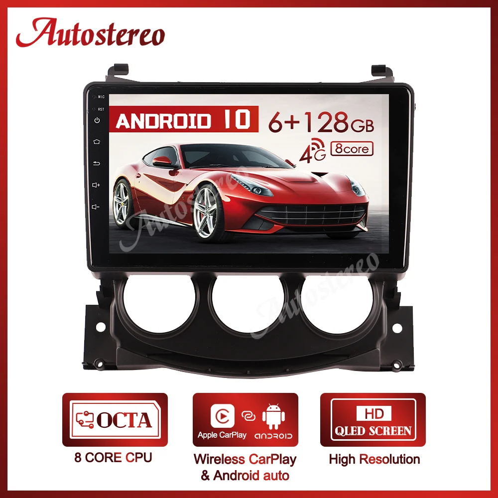 

6 + 128G для Nissan 370Z Fairlady Z/Z34 Android 11,0 Автомобильная GPS-навигация Авторадио Carplay мультимедийный плеер рекордер головное устройство DSP