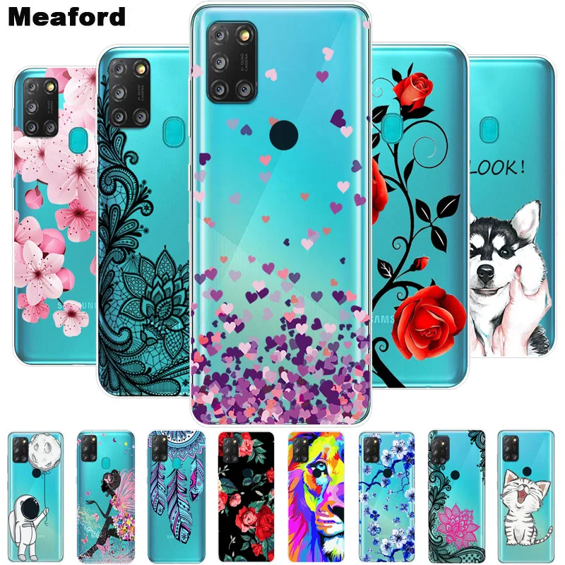 For Alcatel 3X 2020 Case TPU Silicone Soft Cartoon Clear Case for Alcatel 5X 5061 Cover for Alcatel 3X 2020 Transparent Coque