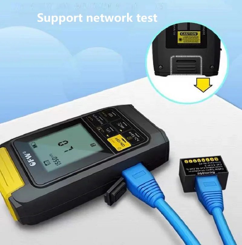 Medidor de potencia óptica de longitud de onda 4 en 1 5G 10, localizador Visual de fallas, probador de fibra de prueba de Cable de red VFL OPM 30KM