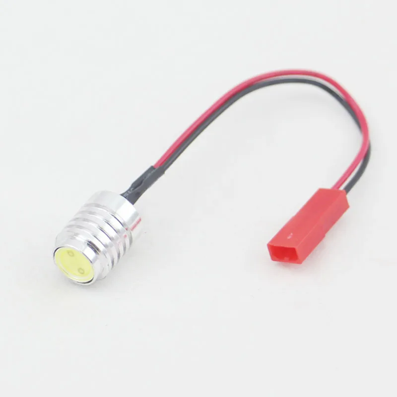 Super Bright 1.5W LED Lamp Light CNC Aluminum Alloy Night Navigation Searchlight JST Female Plug 12V 3S for RC FPV Quadcopter