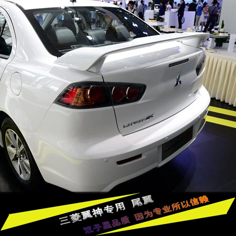 For LANCER EX Spoiler High Quality ABS Material Car Rear Wing Primer Color Rear Spoiler For Mitsubishi LANCER Spoiler 2010-2016