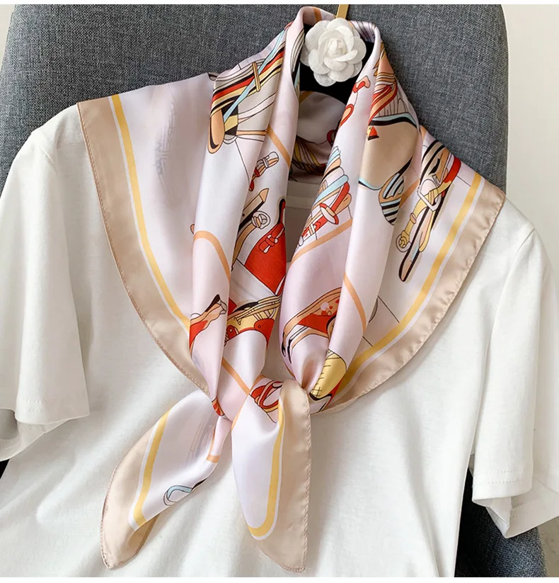 KOI LEAPING New fashion scarf for ladies horse printing scarf shawl decorative headscarf Variety professional shawl hot sale