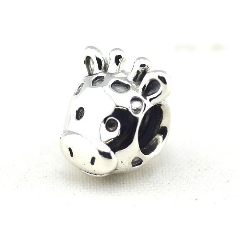 

Forest Deer Vintage Beads for Charms Bracelets & Bangles Sterling Silver 925 Jewelry Animal Head Charm Beads for Jewelry Making