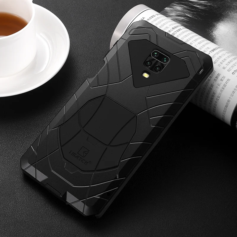 

IMATCH Armor Aluminum Metal Silicone Shockproof Cover For Xiaomi Redmi Note 9 Pro Max/ 9 Pro 9T 9S 9 Dirt Shock Proof Phone Case