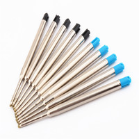 High quality 5pcs Black Blue Red ink Refill Ballpoint pen  Office school stationery