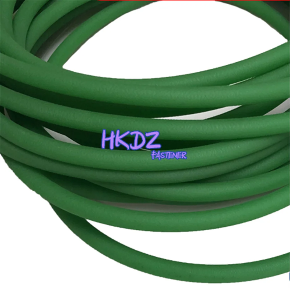 Picture 4: Green Polyurethane Conveyor Belts 2 3 4 5 6 7 8 9 10 12 15 18 20mm Synchronous Belt Strip Driving Motion Conveyor Round PU Belt
