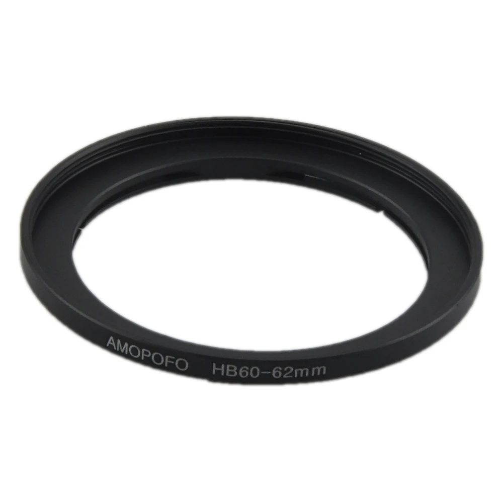 Molde para lentes e filtros de parafusos unissex, anel adaptador de 60 a 62mm