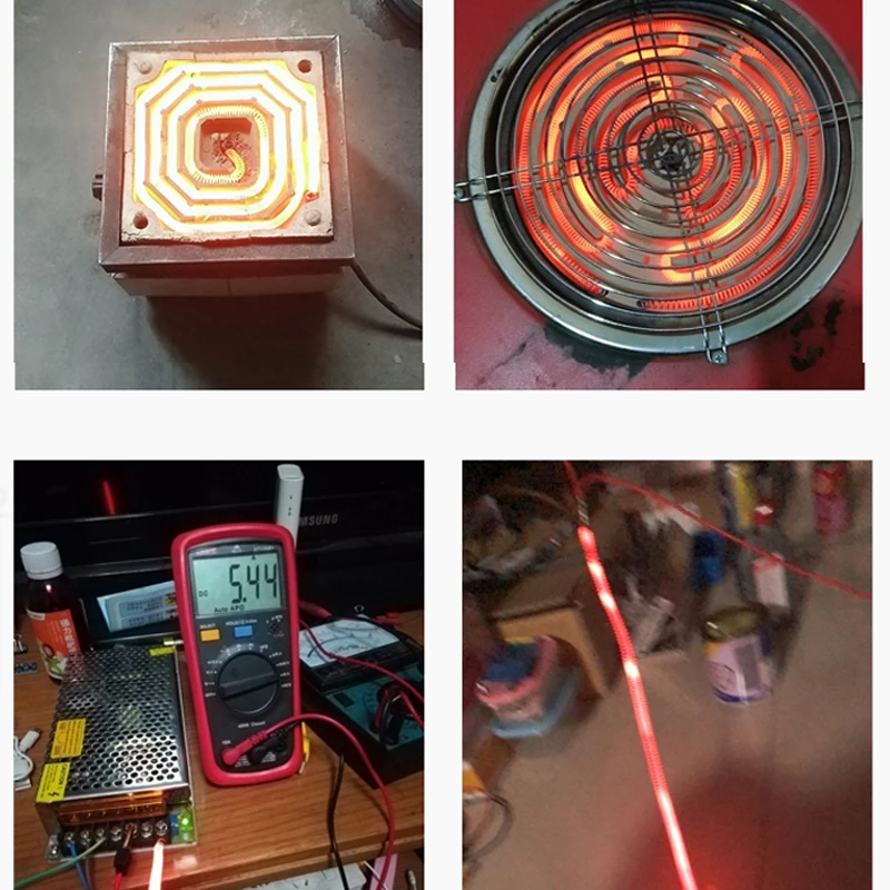 5 قطعة/المجموعة 1000W-2000W المقاومة سلك 220V FeCrAl سلك تسخين كهربائي فرن إلكتروني سلك المنزل صناعة لوازم