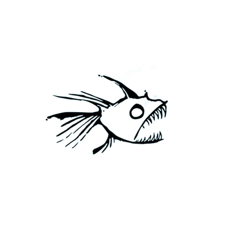 

15cm*9.7cm Fashion Personality Hot Tuna Surf Vinyl Car-styling Decal Black Silver Car Sticker for Dodge Stickers