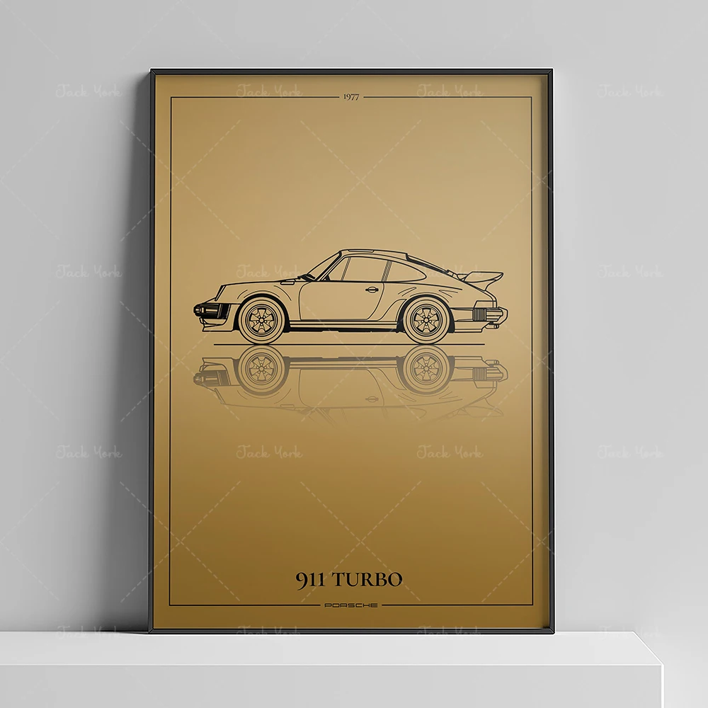 NISSAN SKYLINE 2000 GT-R Hakosuka Car Poster